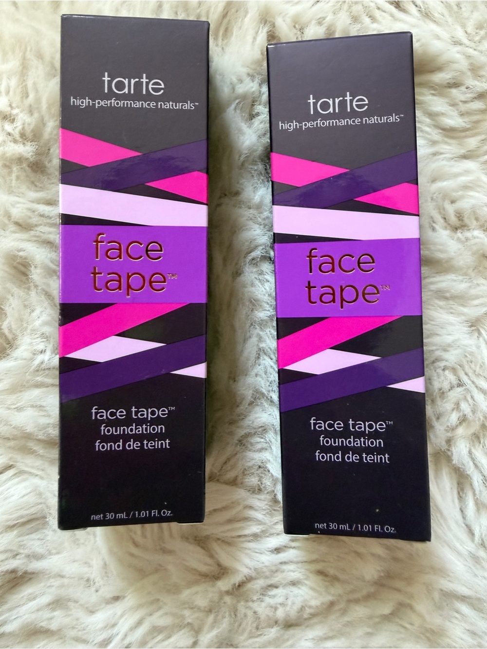 tarte Face Tape Foundation 49G  — Purple & Pink Accents
